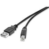 Roline green USB kabel USB 2.0 USB-A vtič\, USB-B vtič 0.80 m črna zaščiten\, TPE plašč\, brez halogena 11.44.8808, (20416508) | Shoptok.si