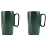 Vialli Design Temno sive lončene skodelice v kompletu 2 ks 330 ml Fuori –