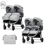 Lorelli kolica za blizance Duo, Grey | shoptok.hr