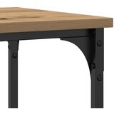  Konzolni stol s policom hrast artisan 100 x 35 x 75 cm | Eponuda.com