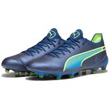 Puma Nogometni čevelj 'KING ULTIMATE' azur / temno modra / svetlo zelena | Shoptok.si