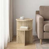  Bocni stol Hrast sonoma Ø 39,5 x 55 cm Konstruirano drvo | shoptok.hr
