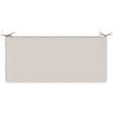  Jastučić za klupu SOEST 100% poliester Bijela 120 x 50 x 8 cm | shoptok.hr