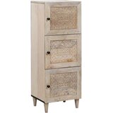  Highboard Bijelo 40 x 33 x 110 cm masivno drvo manga | shoptok.hr