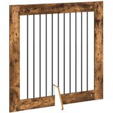  Vrata za pse s postoljem 2 pcs Dimljeni hrast 100 x 100 cm | Eponuda.com