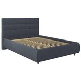 CARRYHOME OBLAZINJENA POSTELJA 140 cm x 200 cm , tekstil antracit | Shoptok.si