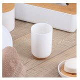 Tendance čaša poliresin/bambus bath, bela/bambus | ePonuda.com
