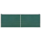  Visoka greda pocinkano jeklo 240x40x77 cm zelena, (20618778) | Shoptok.si