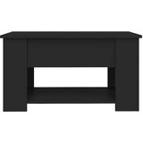  Stolić za kavu crni 79 x 49 x 41 cm od konstruiranog drva | shoptok.hr