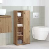 vidaXL Kupaonski ormarić s držačem za role boja hrasta 39x22x90 cm | shoptok.hr