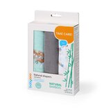 BabyOno Natural Bamboo Diapers Blue-Grey plenice iz blaga 70x70 cm 3 kos | Shoptok.si