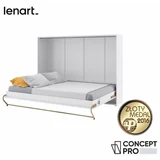 Bed Concept Krevet u ormaru CP-04 bijela visoki sjaj - 140x200 cm