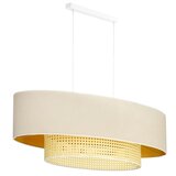  Duolla - Visilica na sajli DOUBLE OVAL RATTAN 2xE27/15W/230V krem/ratan | Eponuda.com