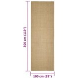  Tepih od sisala za grebanje 100 x 300 cm | Eponuda.com