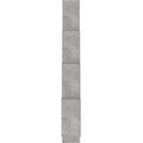  Kockaste zidne police boja betona 90x15x119cm konstruirano drvo | Eponuda.com