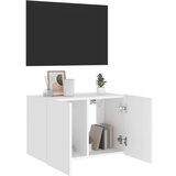 Zidni TV ormarić s LED svjetlima bijeli 60 x 35 x 41 cm | shoptok.hr