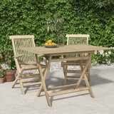 vidaXL Sklopivi vrtni stol sivi 120 x 70 x 75 cm od masivne tikovine Cijene