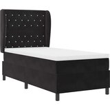  Krevet s opruga kutije s madracem Crna 200 x 100 cm Baršun | shoptok.hr
