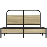 vidaXL Okvir kreveta bez madraca boja hrasta sonome 120x190 cm drveni | shoptok.hr