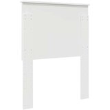  Vzglavje z vzglavjem Svetlo Belo 75 cm Konstruiran les, (5000108736) | Shoptok.si