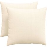 vidaXL Blazine za kavč 2 pcs krema 50 x 50 cm Žametna tkanina | Shoptok.si
