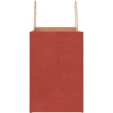  Papirnate vrećice 250 kom s ručkama crvene 26x17x25 cm | shoptok.hr