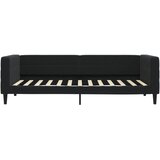  Dnevni krevet na razvlačenje crni 100 x 200 cm baršunasti | Eponuda.com