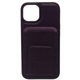  Maska za telefon LEATHER MAGSAFE WALLET za Iphone 14, Ljubičasta | Eponuda.com
