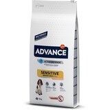 Advance Adult Medium/Maxi Sensitive - losos in riž 12 kg | Shoptok.si