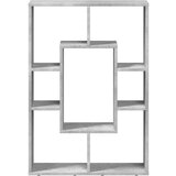  Regal za knjige boja betona 63x20x90 cm konstruirano drvo | shoptok.hr