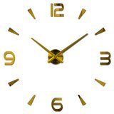 Veliki zidni sat 80-120 cm zlatni | shoptok.hr