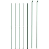  Ograda od žičane mreže s prirubnicom zelena 1,8 x 10 m | shoptok.hr