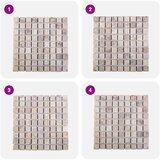 Mozaik pločice Krem 30 x 30 cm Mramor | shoptok.hr