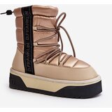 Kesi Women's snow boots with thick soles, Vegan D.Franklin beige | Shoptok.si