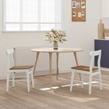  Stolac za blagovanje 2 pcs Bjela i prirodna 43 x 44,5 x 77 cm | shoptok.hr