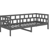  Dnevna postelja siva trdna borovina 80x200 cm, (20684759) | Shoptok.si