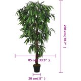  Umjetno stablo manga 1050 listova 200 cm zeleno | Eponuda.com