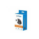 Manhattan 190237 Miš Ergonomic USB 1600 DPI, Crni | Eponuda.com