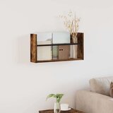  Polica za časopise s policom Dimljeni hrast 60 x 12 x 30 cm | shoptok.hr