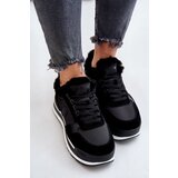 Big Star Women's insulated platform sneakers Big Star black | shoptok.hr