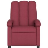  fotelja za odmor tkanina vino crvene boje - boja crnog vina 1 Ručno guranje unatrag | shoptok.hr