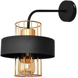  Zidna lampa VOLTA 1xE27/15W/230V 34 cm crna/ružičasto zlato | Eponuda.com