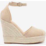 Resti Beige women's Meylasi heeled sandals | Shoptok.si