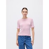 Reserved Top s volanima - pastelnoružičasto | shoptok.hr