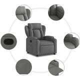  Naslonjač za noge tamnosive tkanine | shoptok.hr