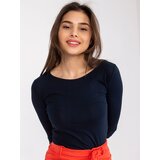 BASIC Feel Good Blouse-RV-BZ-4690.20-navy blue | shoptok.hr