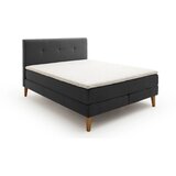 Meise Möbel Antracitno siva boxspring postelja 160x200 cm Stockholm – Cene