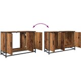 vidaXL set namještaja za kupaonicu 4 pcs staro drvo 90 x 33 x 60 cm | shoptok.hr