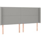  box spring s madracem LED svjetlosivi 200x200 cm tkanina | shoptok.hr