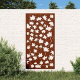  Vrtni zidni ukras 105x55 cm čelik CORTEN uzorak javorovog lišća | shoptok.hr